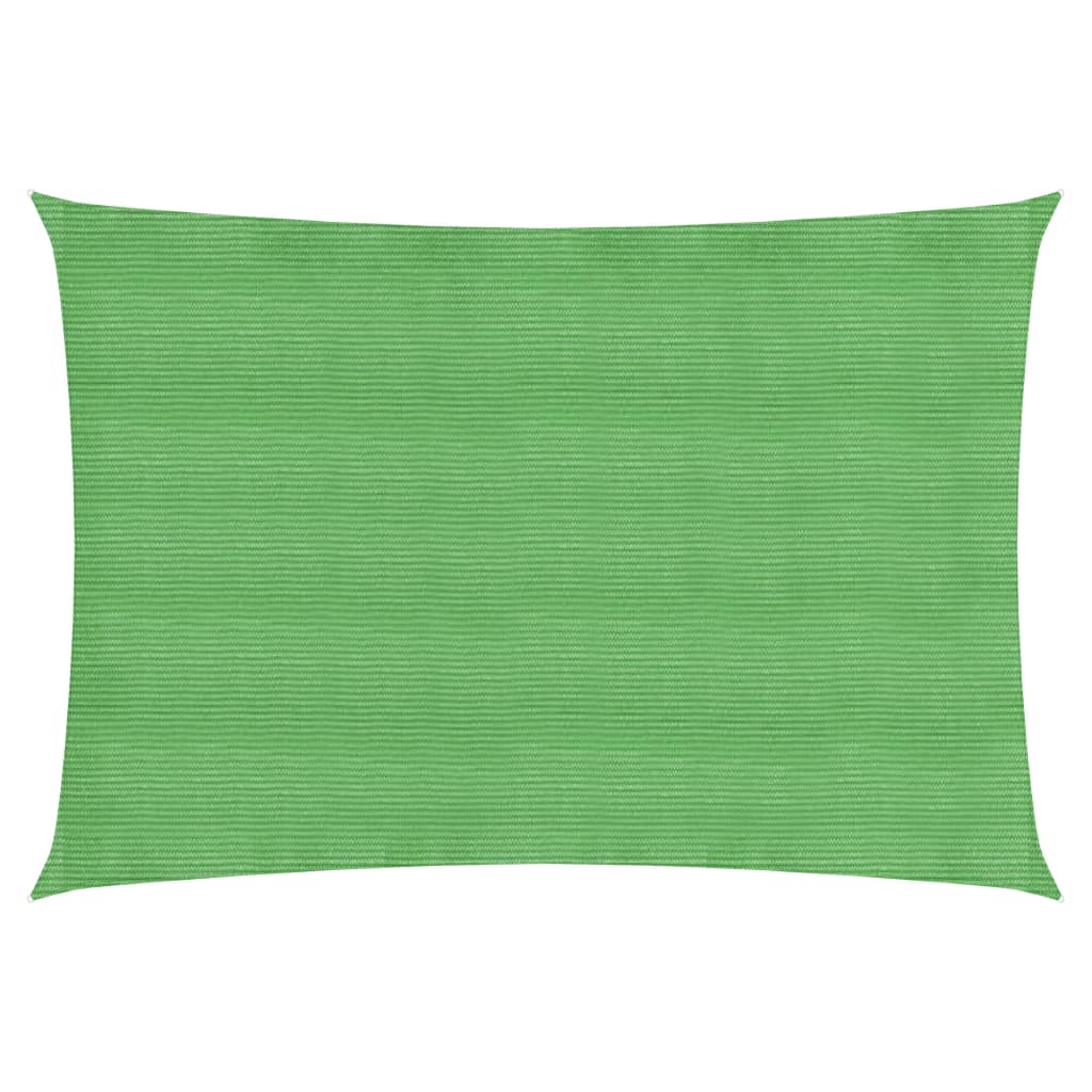 vidaXL Aurinkopurje 160 g/m² vaaleanvihreä 4x6 m HDPE