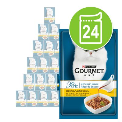 Gourmet Perle Delicious Sauce 24 x 85 g - nautaa naudanpaistikastikkeessa