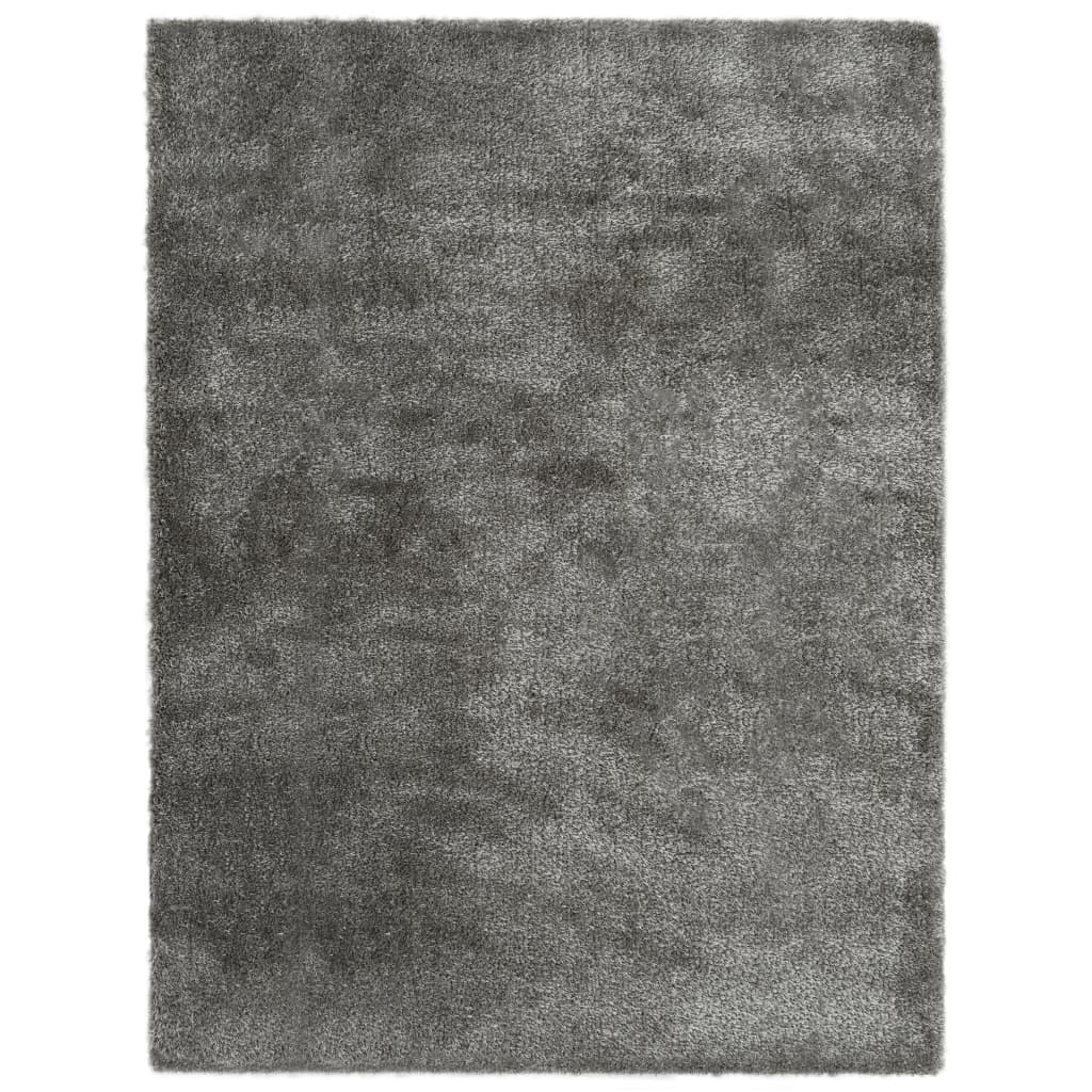 vidaXL Shaggy-matto 80x150 cm antrasiitti