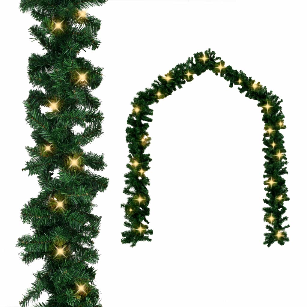 vidaXL Jouluköynnös LED-valoilla 10 m