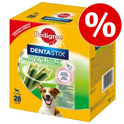28 x Pedigree Dentastix Fresh erikoishintaan! - keskikokoisille koirille (10-25 kg)