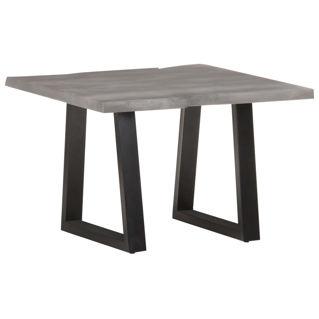 vidaXL Sohvapöytä elävät reunat 60x60x40 cm täysi akaasiapuu