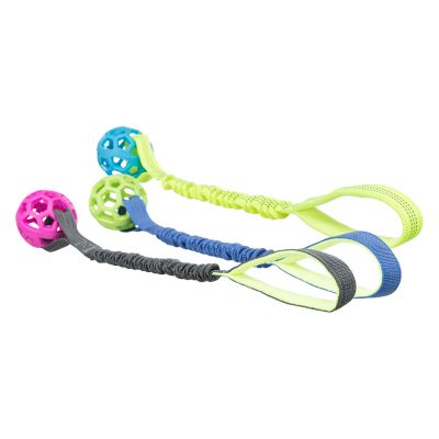 Trixie Bungee Tugger pallolla - pituus 48 cm, Ø 7 cm
