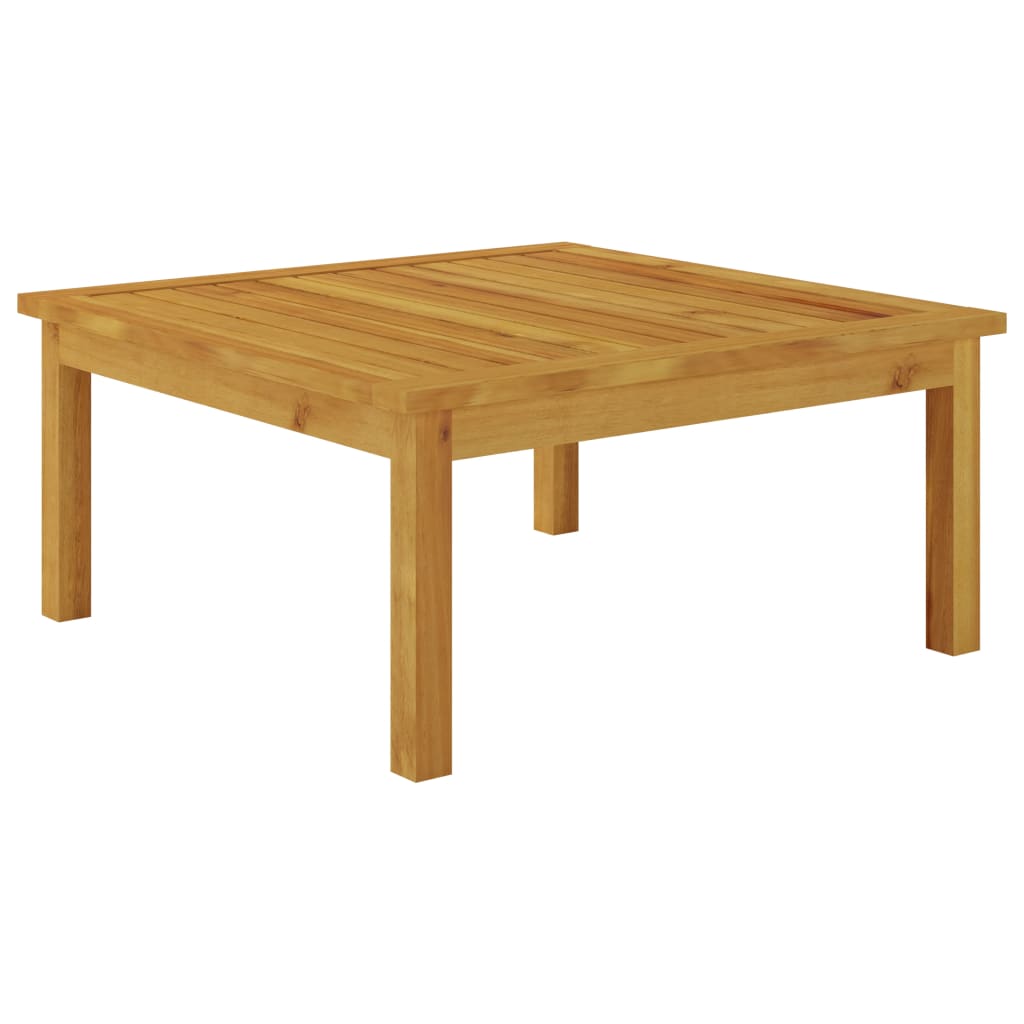 vidaXL Puutarhan sohvapöytä 63x63x30 cm täysi akaasiapuu