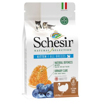 Schesir Natural Selection Kitten - kalkkuna - 1,4 kg
