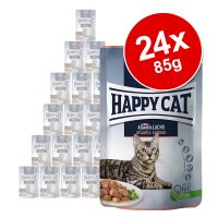 Happy Cat Pouch Meat in Sauce 24 x 85 g - Farm Poultry Kitten