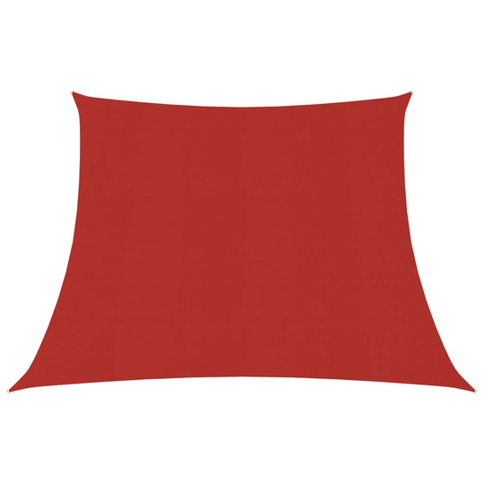 vidaXL Aurinkopurje 160 g/m² punainen 3/4x2 m HDPE