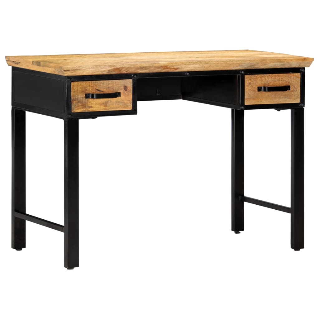vidaXL Kirjoituspöytä 110x50x76 cm täysi mangopuu