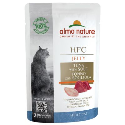 Almo Nature HFC Pouch 6 x 55 g - kana & katkarapu