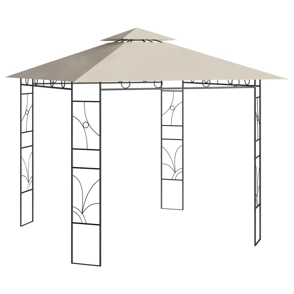 vidaXL Huvimaja 3x3x2,7 m kerma 160 g/m²