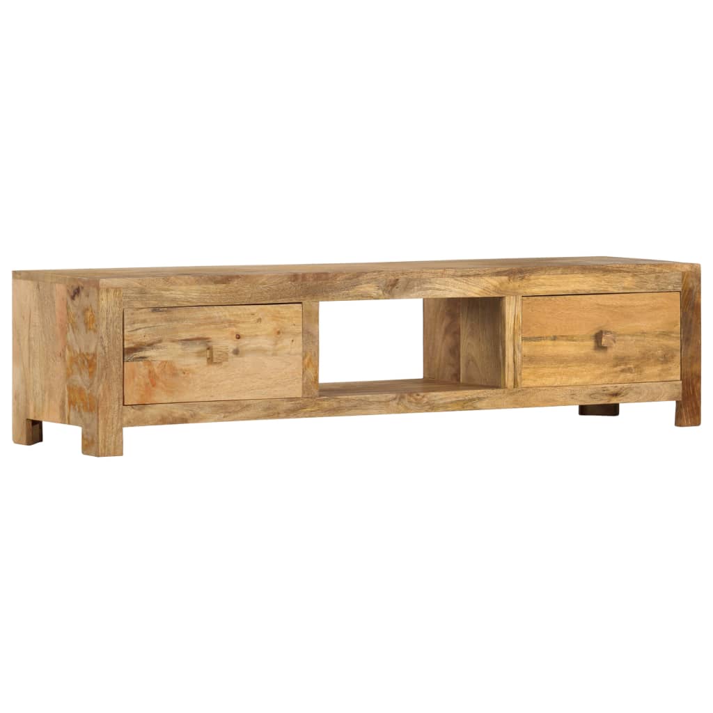 vidaXL TV-taso 140x30x32 cm täysi mangopuu
