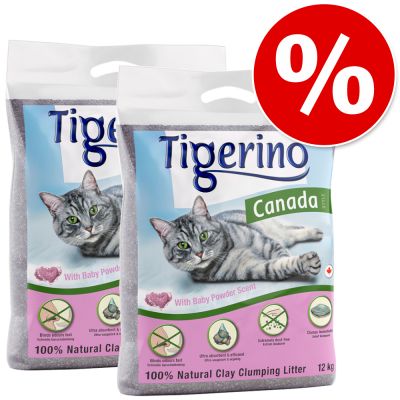 2 x 12 kg Tigerino Canada / Special Edition erikoishintaan! - Sensitive (hajustamaton)