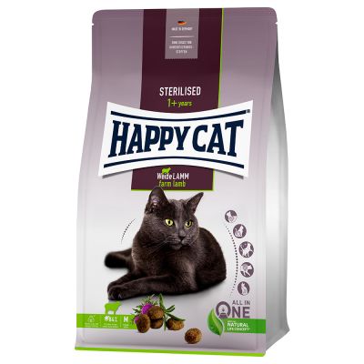 Happy Cat Sterilised Adult Farm Lamb - 10 kg