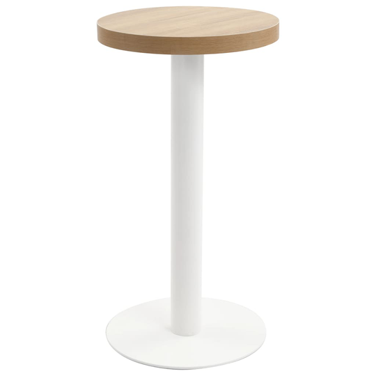 vidaXL Bistropöytä vaaleanruskea 40 cm MDF