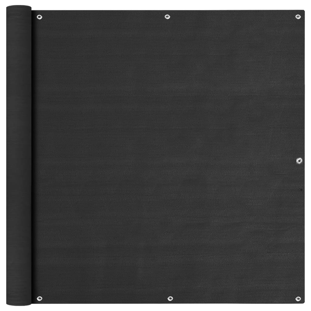 vidaXL Parvekkeen suoja antrasiitti 120x600 cm HDPE