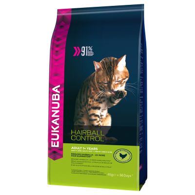 Eukanuba Hairball Control Adult - 4 kg