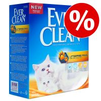 10 l Ever Clean® -kissanhiekka erikoishintaan! - Extra Strong, paakkuuntuva - hajustamaton