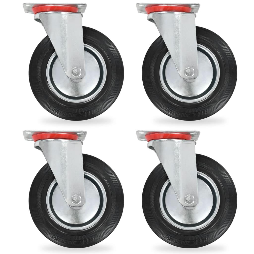vidaXL Rullapyörät 32 kpl 200 mm