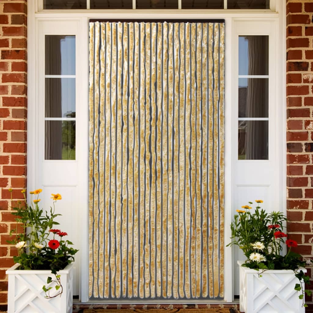 vidaXL Hyönteisverho beige 100x220 cm Chenille