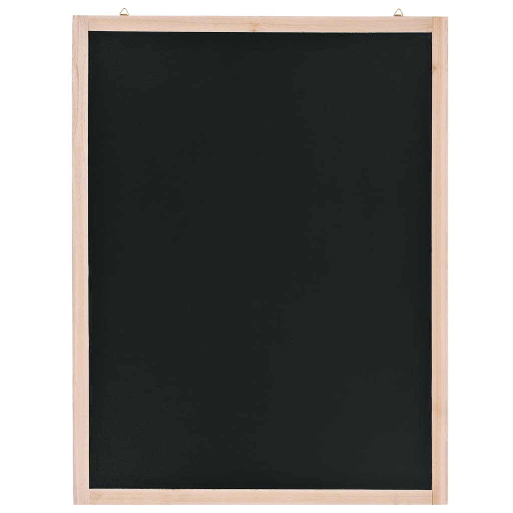 vidaXL Seinäkiinnitettävä liitutaulu setripuu 60x80 cm