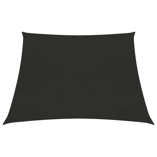 vidaXL Aurinkopurje 160 g/m² musta 4/5x3 m HDPE