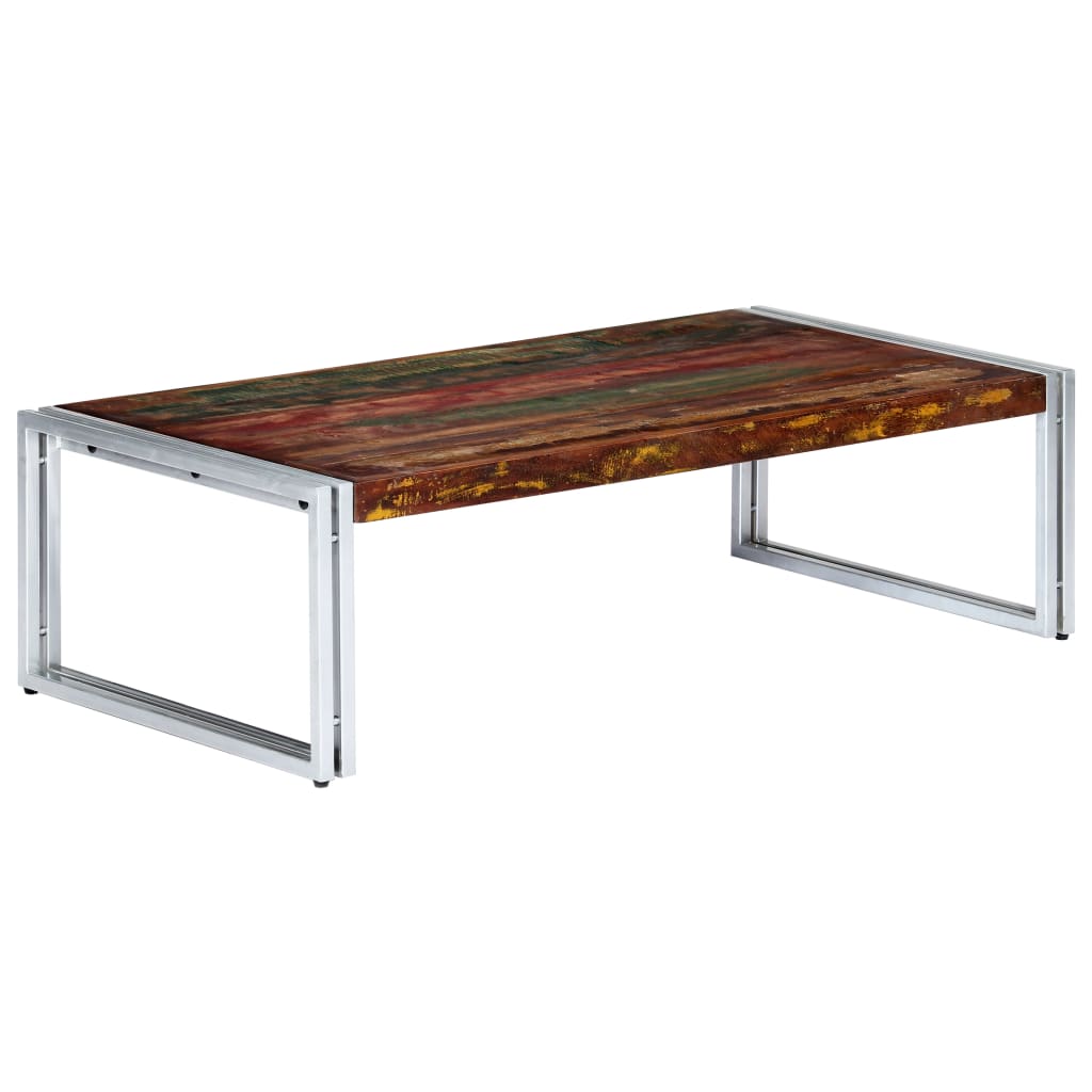 vidaXL Sohvapöytä 120x60x35 cm kierrätetty täyspuu