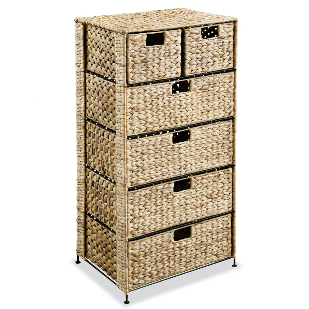 vidaXL Säilytyskaappi 6 korilla 47x37x100 cm vesihyasintti