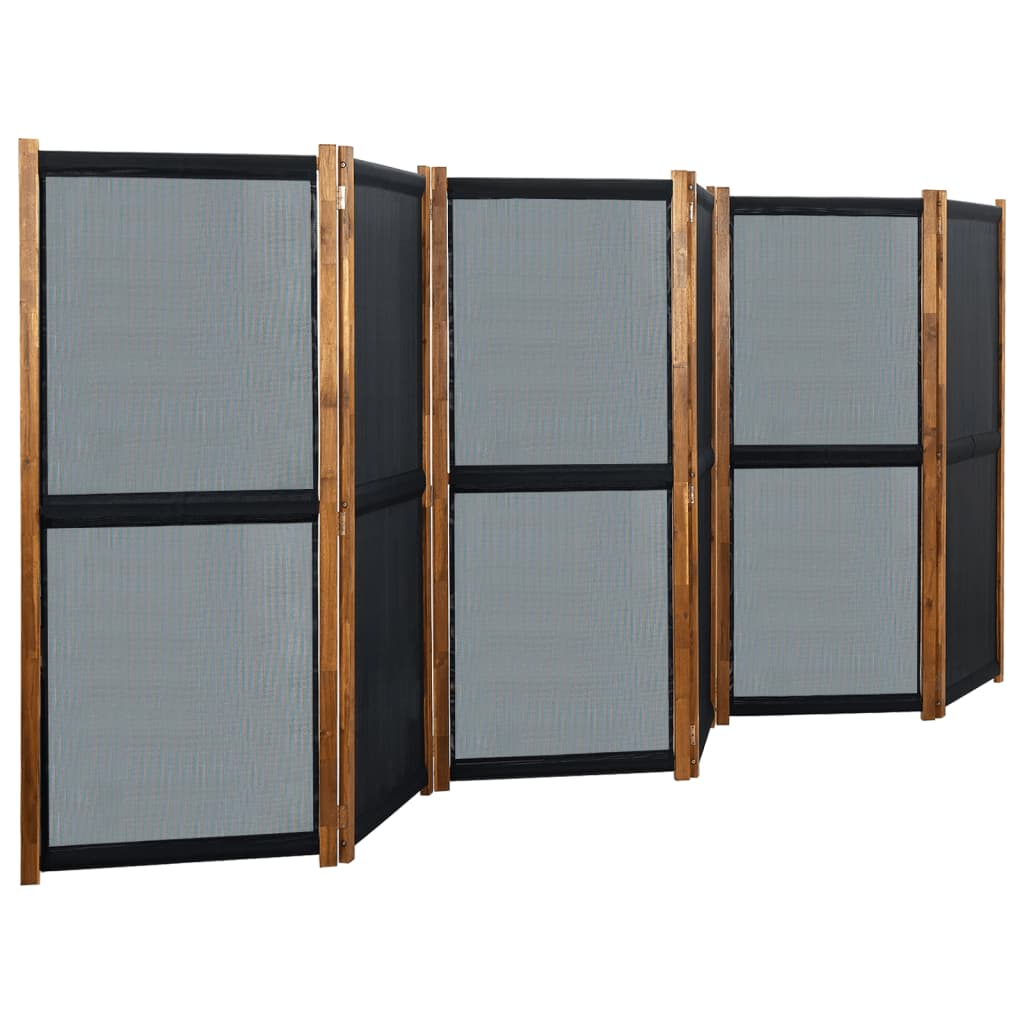 vidaXL 6-Paneelinen tilanjakaja 420x170 cm