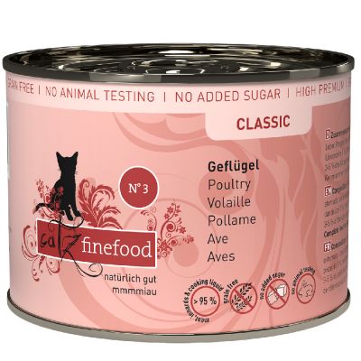 catz finefood -purkkiruoka 6 x 200 g - lammas & kani