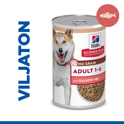 Hill's Science Plan Adult No Grain with Salmon - 6 x 363 g