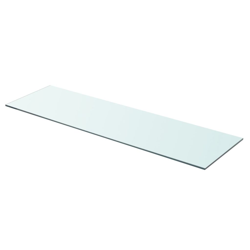 vidaXL Hyllypaneeli Kirkas Lasi 90x25 cm