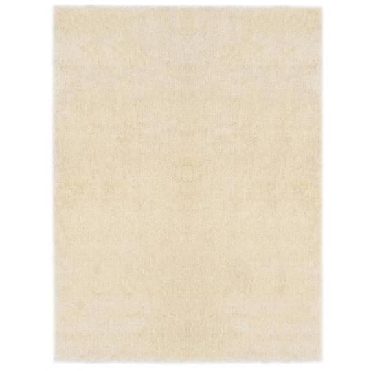 vidaXL Shaggy-matto 140x200 cm kerma