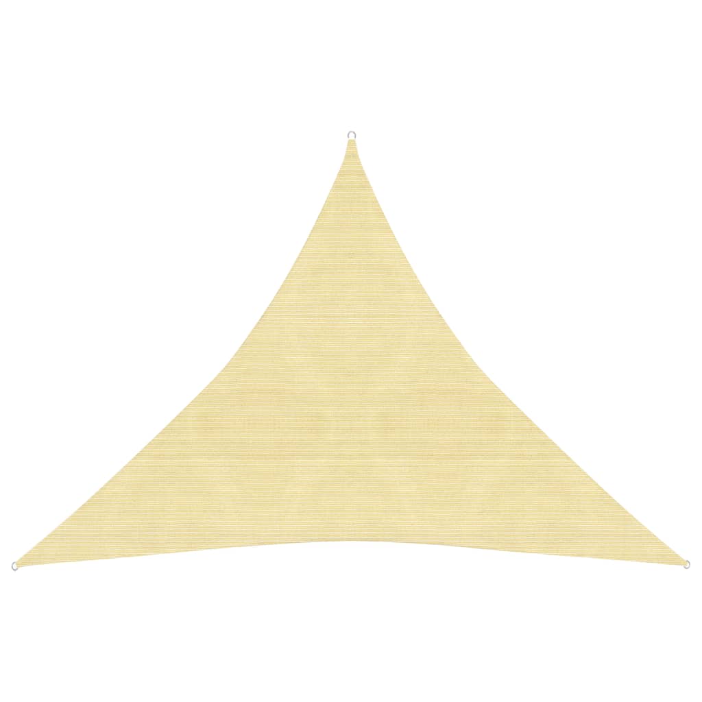 vidaXL Aurinkopurje 160 g/m² beige 3x3x3 m HDPE
