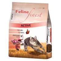 Porta 21 Feline Finest Active kalkkuna & kana - säästöpakkaus: 2 x 2 kg