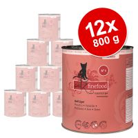 Catz Finefood -säästöpakkaus: 12 x 800 g - lammas & kani