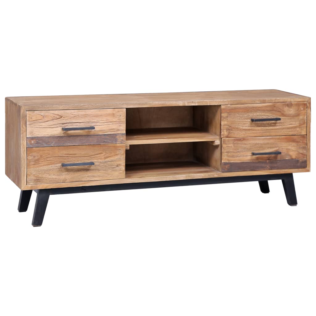 vidaXL TV-taso 120x30x45 cm täysi tiikki