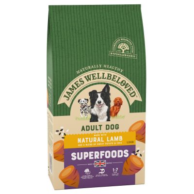 James Wellbeloved Adult Superfoods - Lamb with Potato & Chia - 1,5 kg