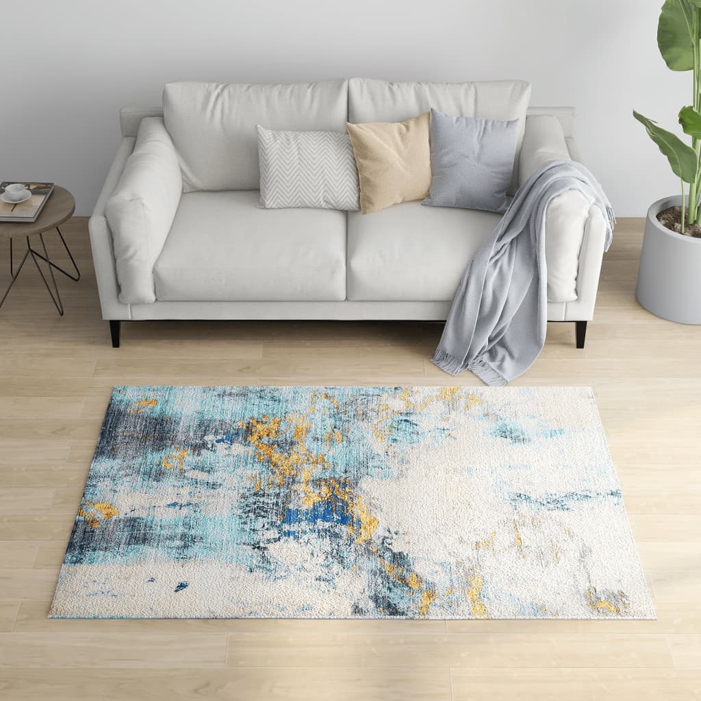 vidaXL Painatettu matto monivärinen 140x200 cm polyesteri