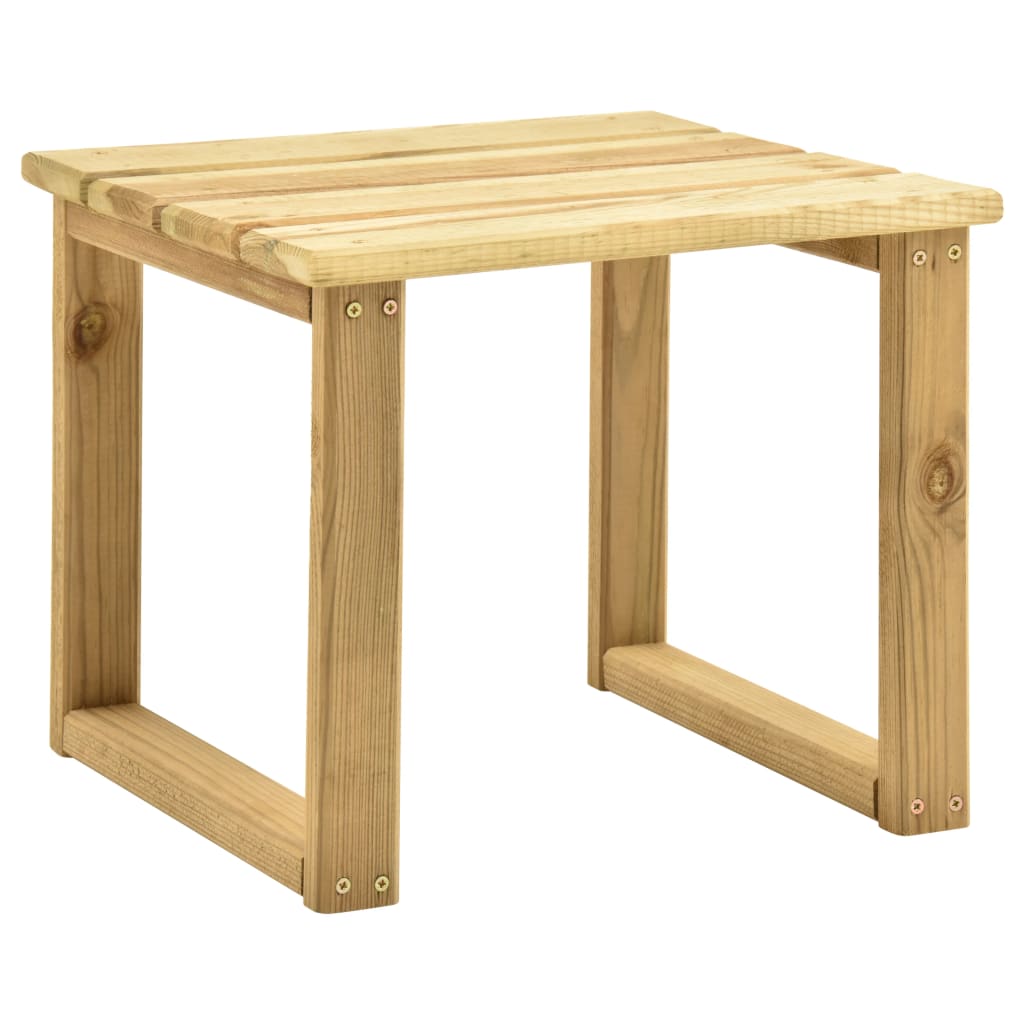 vidaXL Aurinkotuolin pöytä 30x30x26 cm kyllästetty mänty