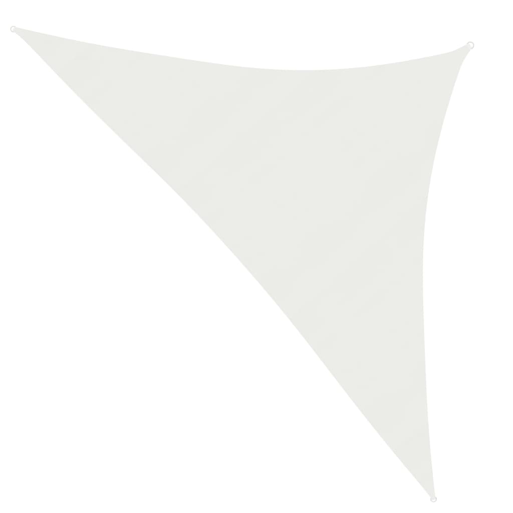 vidaXL Aurinkopurje 160 g/m² valkoinen 3,5x3,5x4,9 m HDPE