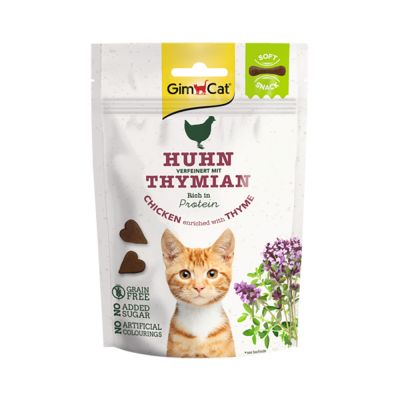 GimCat Soft Snacks - kana & timjami 60 g