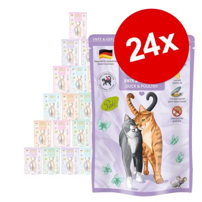 GranataPet DeliCatessen Pouch -säästöpakaus 24 x 85 g - lohi & kalkkuna