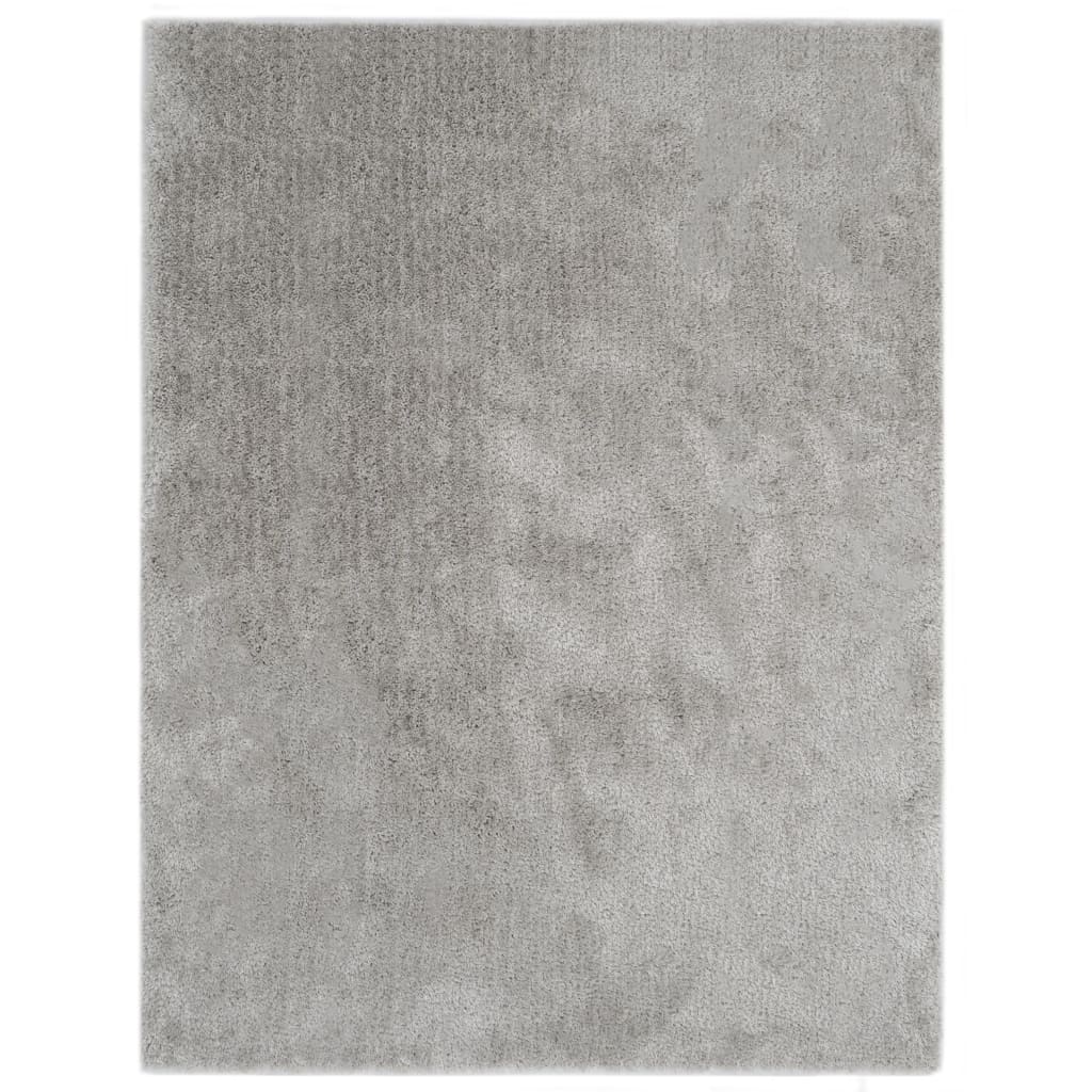 vidaXL Shaggy-matto 80x150 cm harmaa