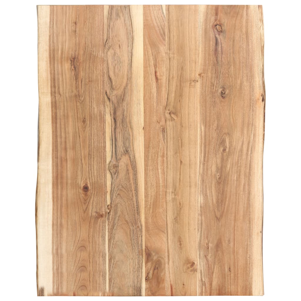 vidaXL Pöytälevy täysi akaasiapuu 80x(50-60)x3,8 cm
