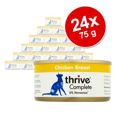 Thrive Complete -säästöpakkaus 24 x 75 g - kalalajitelma