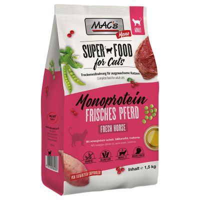 MAC's Superfood for Cats Adult Monoprotein Horse - 1,5 kg