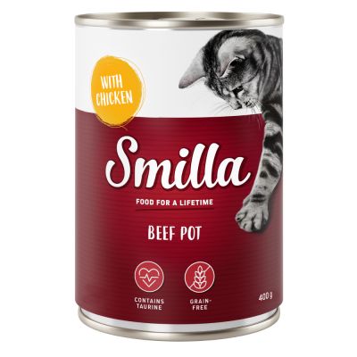 Smilla-nautapata 6 x 400 g - nautaa ankalla