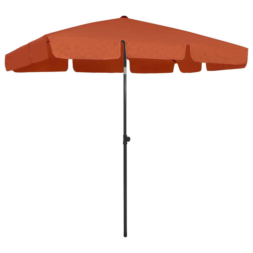 vidaXL Rantavarjo terrakotta 200x125 cm