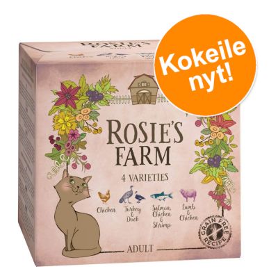 Rosie's Farm Adult -kokeilupakkaus 4 x 100 g - mix (4 makua)