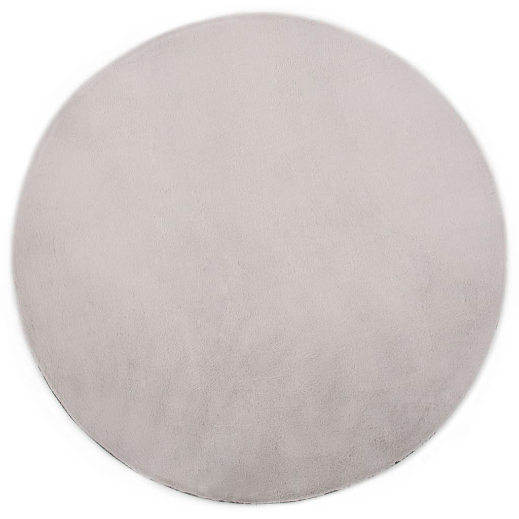 vidaXL Matto 80 cm jäniksen tekonahka harmaa
